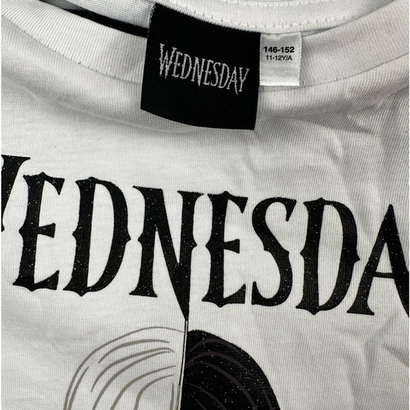 Wednesday Graphic top t-shirt, size 11-12Y, brand C&A, New with tags - Picture 5 of 8